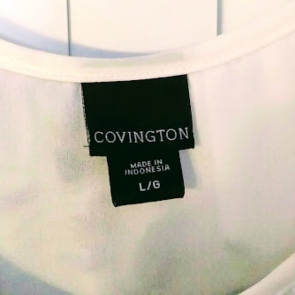 TANK TOP*COVINGTON*FLORAL*DRESSY*WOMEN L - Picture 5 of 6